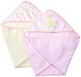 Nojo Character Bath Collection Printed Interlock Woven Terry Hooded Towel Set, Bunny by NoJo