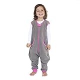 Baby Deedee Kicker Sack With Feet Sleep Bag, Slate, 2-4t