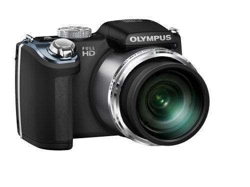 OLYMPUS SP 720UZ Digital Camera 14.0MP CMOS 26X Zoom 26mm Black