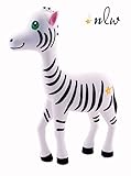 New Little Wonders Baby Teether - Zen Zebra Teething Toy - 100 Percent Pure Food Grade Silicone - BP