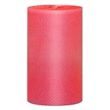 緩衝材 プチプチ 川上産業 はあとぷち カルメンR―1 幅600mm×全長42m カルメンレッド