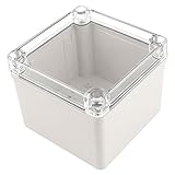 uxcell　ジャンクショ??ンボックス　電気　防水　プラスチック　125mmx125mmx100mm