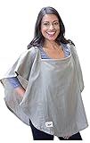 Poncho Baby Organic Nursing Cover, Oval Olive Green, Olive by Poncho Baby