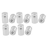 Water & Wood 10pcs 12mm x 20mm Advertisement Nails Barrel Screws Glass Standoff Pins [並行輸入品]