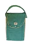 Poncho Baby Organic Diaper Bag: Pack-N-Run Emerald/Beige by Poncho Baby