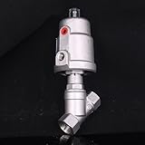 dn32ステンレススチールSingle Acting Air Actuated角度Seatバルブ& Manifolds # 021389