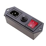Dovewill スイッチ　モジュール　プロテクター　ソケット　過負荷プロテクタ　スイッチ　赤いボタン付き　10A/15A　全2種類 - 10A