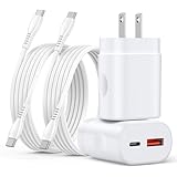 タイプC 充電器 Type-C 2ポート 25W*2個+USB-C ケーブル1.8M/2本 USB-A&USB-C/PPS&PD&QC3.0対応/PSE認証/薄型 Hootek ACアダプター USB コンセント タイプC ケーブル 急速充電器 iPhone 17/16シリーズ、Galaxy S26、iPad Pro 2025、Pixel 9a、Androidその他各種機器対応(ホワイト)