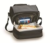 Picnic Plus Psm-238Bg Columbus Lunch Tote- Black-Grey