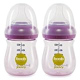 Joovy Boob PP Baby Bottle, Purpleness, 5 Ounce, 2 Count by Joovy [並行輸入品]
