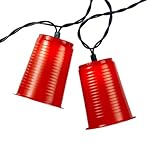 Kurt S. Adler, Inc. UL1882 Kurt Adler UL 10-Light Red Party Cup Light Set
