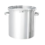 日東 ステンレスタンク ストレートレバーバンド式密閉タンク(フタ付) 10L CTL24