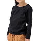 [chil2] キッズ Tシャツ 長袖 ロンT 無地 子供服 男の子 女の子 ユニ 綿 100％ コットン ベビー服 インナー 14251381-130NV