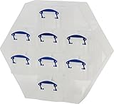 不二貿易 R.U.BOX ヘキサゴン 0.14L 8杯 クリア 24493