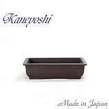鉢 KANEYOSHI 陶器 植木鉢 常滑焼 長角エン付入窓 【ウ泥】 14号