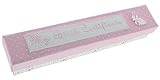 Colorful Baby Pink 'My Birth Certificate' Fabric Box By Haysom Interiors by Haysom Interiors