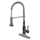 フォンテーヌ住宅用スプリングプルダウンキッチン蛇口でクローム – mff-rspk2-cp