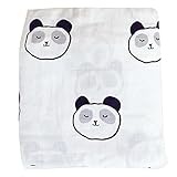 子供用 タオルケット バスタオル ビーチタオル 湯上りタオル 120*120cm キッズ用ブランケット 柔らかい肌触りスリーパー ひざ掛け 抜群 毛布 hibote パンダ