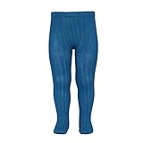 コンドル Condor 子供タイツ リブタイツ(全65色)  Indigo Blue(インディゴブルー) 4(3歳~4歳)