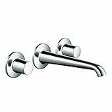 Axor 19135001 Bouroullec Wall-Mounted Widespread Faucet, Chome [並行輸入品]
