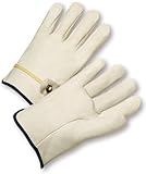 West Chester 990T Leather Glove Medium (Pack of 12 Pairs) [並行輸入品]