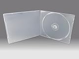 Mロック ＰＰマキシケース1枚収納 （7mm ）半透明 割れにくいPP素材 CD/BD/DVDケース FD1026 (FD1026n（フィルム無）５０枚)