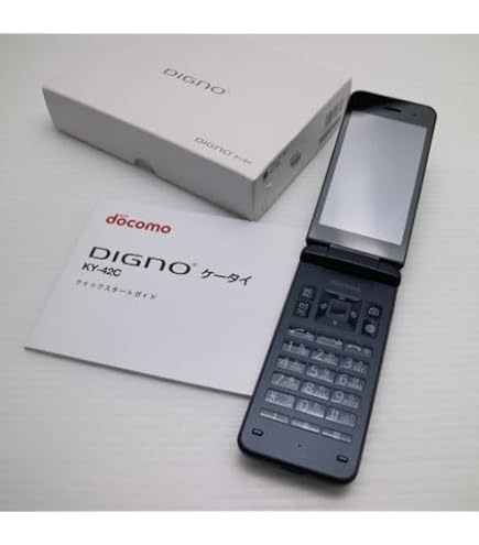 Amazon | DIGNOケータイ KY-42C ホワイト ドコモ docomo | エヌ