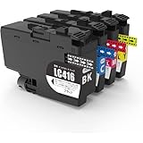 LC416 ブラザー用 プリンターインク 4色セット Brother用 純正互換インクカートリッジ DCP-J4143N MFC-J4443N J4543N J4140N J4440N J4540N