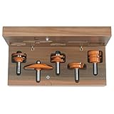 CMT 800.511.11 5-Piece Bevel & Radius Complete Kitchen 1/2-Inch Shank Router Bit Set [並行輸入品]
