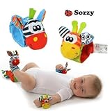 ベビー手首ラトルキリンソフトリストバンドDolls幼児キュートベル教育玩具