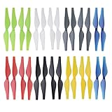 28PCS プロペラ 向けのDJI Tello 4軸ドローン航空機スペアパーツ 7色プロペラ