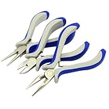 Pandahall 1セットDIYジュエリーツールセット、3pcsペンチ 110~125x70mm ブルー wh-TOOL-MSMC002-11