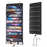 壁掛け式プレイマットケース プレイマット12枚＋チューブ1本対応 大容量プレイマット収納 ポケモントレーディングカードに対応 透明PVC窓 吊り下げ式で省スペース 携帯も可 (13本入り)