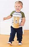 マッドパイ ライオン Tシャツ&パンツセット 9-12M #9101222712
