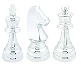 Benzara Chess with Decorative Style Element, Set of 3 [並行輸入品]