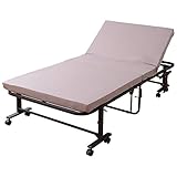 山善(YAMAZEN) 折りたたみベッド 高反発 ハイタイプ グレー SBK-10S(GY)