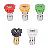 Mudder Pressure Washer Spray Nozzle Tips - 1/4 Quick Connection Design 2.5 GPM (5 Pack) [並行輸入品]
