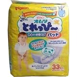 こどもとなかよくトイレトレーニング！お手持ちの布パンツにセットするだけ！布パンツにぴったり！モラさず吸収！３３枚入　男女共用【2個セット】