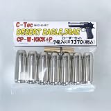 C－Tec 50AE CP－W Kick +P 発火式 カートリッジ タナカ デザートイーグル.50AE 用（ローダー付 7発）