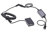 Fotga パワーバンク USB Type-C電源アダプターケーブル LP-E17 ダミーバッテリー付き DR-E18 DCカプラー Canon EOS R8 R10 RP R50 77D 850D 800D 760D 750D 200D II 200D T6i T6s Rebel T7i Kiss X8iカメラ用