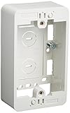 未来工業 モール用スイッチボックス Fタイプ 1ヶ用 MSB-F1 型式:MSB-F1W