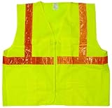 Jackson Safety ANSI Class 2 Deluxe Style Polyester Safety Vest with Orange Prismatic by Jackson Safe