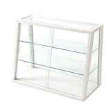 タンスのゲン コレクションケース ガラスコレクションケース ショーケース ディスプレイラック 幅60 完成品 コレクションボード ガラス ラック フィギュアラック 3段 飾り棚 コンパクト ホワイト 51300001 WH