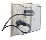 LectraLock - Baby Safety Electrical Outlet Cover - Double - Duplex Style - Medium Cover by LectraLoc