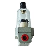 SODIAL(R) アルミニウム合金コンプレッサー エアクリーナーフィルター AF2000-02