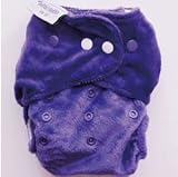 itti bitti（イッティビッティ） パープル　オーガニックコットン　布おむつ （カバー＆ライナー付き）