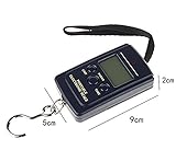 Ao+ デジタルスケール 吊り下げ デジタル 秤 40kg フィッシングスケール テスト電池 簡易日本語説明書付
