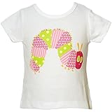 2016年 夏物 はらぺこあおむし 天竺 後切替 半袖Ｔシャツ THE WORLD OF ERIC CARLE ホワイト◇95cm
