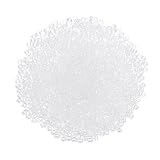 uxcell ガラスビーズ 丸玉 約2000個 穴径0.6mm 直径1.5mm DIY アクセサリーキット クラフト 手芸ビーズ 手作り素材 クリアホワイト