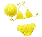 DQdq SWIMWEAR ベビー・ガールズ カラー: イエロー